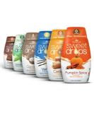 SweetLeaf Sweet Drops Variety Pack - 6 Pack (Vanilla, Caramel, Chocolate, Pumpkin Spice, Unflavored, Coconut) - Buy Online on SooperMarket.com