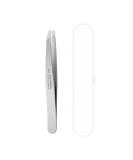 Slant Tweezer Handmade Professional Eyebrow Facial & Hair Remover No gaps superior quality 1 pack (slant) Silver - Buy Online on SooperMarket.com