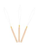 Vlasy 3PCS Hair Extension Loop Needle Threader Set - For Micro Loop, Nano Beads, Hair & Feather Extensions - Buy Online on SooperMarket.com