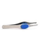 Slanted Tip Professional Eyebrow Tweezer for Men and Women - Silver | G.S Online Store - Buy Online on SooperMarket.com