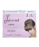 Jac-O-Net French Type Tiny Mesh Hair Net-Regular Size Light Brown 2 Net Per Pack - Pack of 12 - Buy Online on SooperMarket.com