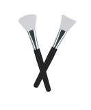LORMAY 2 Pcs Premium Quality Silicone Face Mask Brush Applicator for Mud, Clay Mask, DIY, Modeling Mask, Body Lotion, and BB CC Cream 2 Count (Pack of 1) - Buy Online on SooperMarket.com