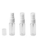 kuou 3 pcs Spray Bottle Set 20ML Transparent Fine Mist Sprayer Bottles Plastic Empty Refillable Atomiser with Flip Caps-BPA Free PET Plastic Holiday Travel Bottle White - Buy Online on SooperMarket.com