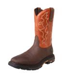 ARIAT Men's Workhog Wide Square Toe Work Boot 10 Dark Earth - Durable and Comfortable Work Boots - Buy Online on SooperMarket.com
