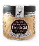 Esprit du Sel Oak Wood Smoked Fleur de Sel - 5.6oz | Premium French Sea Salt - Buy Online on SooperMarket.com