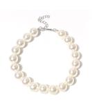 RayMinsino Adorable Pet Pearl Collar Adjustable Cat Dog Pet Necklace Jewelry Chihuahua York Girl Clothing Dress Accessories White - Buy Online on SooperMarket.com