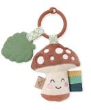 Itzy Ritzy Itzy Pal Infant Toy & Teether Includes Lovey  Crinkle Sound  Textured Ribbons & Silicone Teether  Mushroom - Buy Online on SooperMarket.com