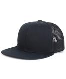 Youth Stylish Flat Bill Structured Mesh Back Snapback Trucker Cap One Size Black Black - Buy Online on SooperMarket.com