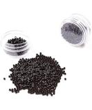 800pcs Black Silicone Lined Nano Rings for Nano Tip Hair Extensions - Micro Nano Beads - Buy Online on SooperMarket.com