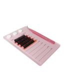 Acrylic Eyelash Extension Organizer | Pink False Eyelash Tray with Scale - Buy Online on SooperMarket.com
