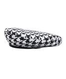 Qiabao Luxury Houndstooth Beret Beanie Hat - Women's Black/White - Buy Online on SooperMarket.com