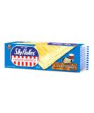 M.Y. San SkyFlakes Crackers Sandwich Cream Filling Filipino Crispy Snacks (10 Pcs) 300g - Sweet Milk Flavour Cream Filling Condensada - Buy Online on SooperMarket.com