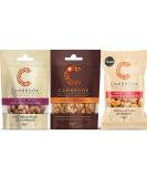 Cambrook | Almonds Hickory Smoke Seasoned 45g | Peanuts Caramelised Sesame Seeds 45g | Sweet Chilli Peanuts & Cashews 45g by Food Sanctuary - Buy Online on SooperMarket.com