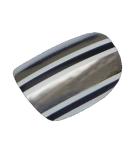 Chix Nails Nail Wraps Silver Black White Stripes Fingers Toes Vinyl Foils - Buy Online on SooperMarket.com
