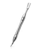 FERYES Cuticle Pusher with Fork 2-in-1 Cuticle Trimmer Nail Care Tool Stainless Steel Cuticle Remover Tool for Manicures and Pedicures - Silver - Buy Online on SooperMarket.com