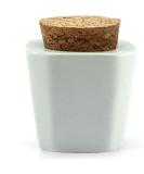 Herbests Porcelain Dappen Dish with Cork Lid - Nail Art Cup for Acrylic Liquid & Powder | Manicure Essential - Buy Online on SooperMarket.com