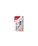 KISS 96 Full Cover Toenails Kit with Pink Gel Nail Glue - Long Lasting DIY Manicure Set - 97 Piece Set White - Buy Online on SooperMarket.com