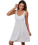 Sosolism Women's Nursing Nightdress | Padded Lace Trim Maternity Dress - Buy Online on SooperMarket.com