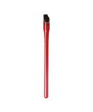 Professional Eyebrow Brush with Spoolie - Fiber Bristles Angled & Flat Applicator for Liquid Gel & Eyeshadow - 5.91 Inch Red - Buy Online on SooperMarket.com