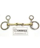 Amidale HANGING CHEEK LOZENGE BAUCHER HORSE BIT S. STEEL COPPER MIX AMIDLAE BNWT (5.50) - Buy Online on SooperMarket.com