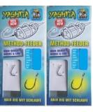 Buy Method Feeder Set: 2 Packs (12 Pieces) - Front Compartment & Elastic Bait Hair Loop Mono Rig - Behr Carp Hook Size 10 for Optimal Fishing - Buy Online on SooperMarket.com