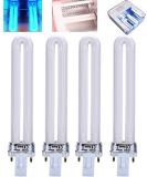 Buy 4-Pack 9W UV Replacement Tube 365nm for Nail Art Dryer | International Shipping Available - Buy Online on SooperMarket.com