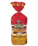 Canyon Bakehouse Gluten-Free Presliced Plain Bagels (4 Bagels Per Pack) Plain 14 Ounce (Pack of 1) - Buy Online on SooperMarket.com