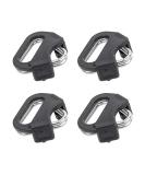 Foto&Tech 4-Piece Stainless Steel Lug Ring Camera Strap Adapter Set for Fujifilm, Leica, Nikon, Canon, Sony, Olympus, Pentax, Panasonic - ABS Cap Included - Buy Online on SooperMarket.com