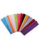 Zapire 14pcs Mixed Colors Yoga Sports Headbands for Women - Soft Elastic Stretch Girls Athletic Headbands - Buy Online on SooperMarket.com