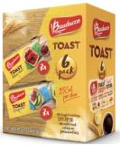 Bauducco Toast - Delicious, Light & Crispy Toasted Bread - Original & Whole Wheat - Ready-to-Eat Breakfast Toast & Sandwich Bread - No Artificial Flavors - 30.0 oz (Pack of 6) - Buy Online on SooperMarket.com