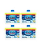 Finish Dishwasher Cleaner - Savers Pack of 4x250ml - De-scales Deep Cleans Prolongs Life of Dishwasher - Removes Nasty Odours - Buy Online on SooperMarket.com