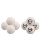 Vctitil 8 Pack Wool Dryer Balls - Eco-Friendly Laundry Balls for Reduced Static & Wrinkles | Fabric Softener & Time Saver | 1.96 inch - Buy Online on SooperMarket.com