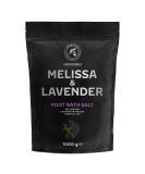 Foot Bath Salt with Lavender & Melissa Essential Oils - 1kg /1000g - Natural Sea Salt Foot Bath - Foot & Nail Soak - Pedicure Foot Soak - Soothing Foot Soak - Smelling Salts - Aromatherapy Bath Salts Lavender & Melissa Essential Oils 1000g (Pack of 1) - Buy Online on SooperMarket.com