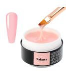 Sincero Salon Sakura Solid Builder Gel for Nails - Hard Gel Builder for Extension - Nail Strengthener - LED UV Builder Gel for Nails - Split Nail Repair - Use with Nail Forms - Nail Hardener Gel 15 ml 15 ml (Pack of 1) Sakura - Buy Online on SooperMarket.com
