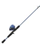 Zebco Slingshot Spincast Reel and Fishing Rod Combo 5-Foot 6-Inch 2-Piece Fishing Pole Size 30 Reel Right-Hand Retrieve Pre-Spooled with 10-Pound Zebco Line Blue - Buy Online on SooperMarket.com