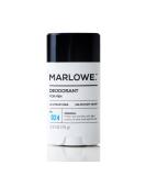 MARLOWE Natural Deodorant for Men | Aluminum-Free Stick with Coconut Oil & Shea Butter | Fresh Woodsy Scent | 2.5oz - Buy Online on SooperMarket.com