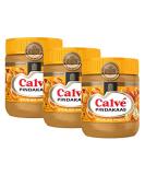 Calve Pindakaas met Noot (Peanut Butter with Chunks of Nuts) 3 Jars x ea 12.3oz/350gr by Calve - Buy Online on SooperMarket.com