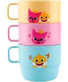 PINKFONG Cup with Handle-3P Family Plastic Cups (230ml) : 3pcs 1 Set - Buy Online on SooperMarket.com