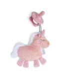 Itzy Ritzy Sweetie Pal Silicone Pacifier and Plush Pacifier Lovey 0+ Months Unicorn 2 Piece Set - Buy Online on SooperMarket.com