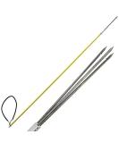 Scuba Choice 5' One Piece Spearfishing Fiber Glass Pole Spear with 3 Prong Barb SS Paralyzer Tip - Buy Online on SooperMarket.com