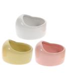 Balacoo Hamster Feeding Bowls- 3Pcs Pet Water Dispenser Ceramic Animal Dishes Food and Water Water Bowl for Mouse Dog (Random Color) - Buy Online on SooperMarket.com
