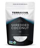 Terrasoul Superfoods Organic Coconut Flakes 16 Oz - Finely Shredded Macaroon Cut - Buy Online on SooperMarket.com