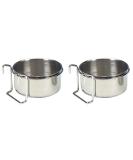 Nobby Stainless Steel Bird Bowl 15cm 0.9L - Pack of 2 | Durable & Stylish Pet Supplies - Buy Online on SooperMarket.com
