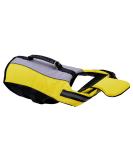 Dog Life Jacket Vest with Detachable Airbags & Buoyancy | Safety Adjustable Swimsuit for Dogs - L Yellow - Buy Online on SooperMarket.com