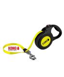 Buy Cong Roll-Out Dog Leash 5m for Large Dogs up to 50kg | High-Quality with Break & Lock System | Soft Handle & Reflective Belt - Yellow-Black - Buy Online on SooperMarket.com