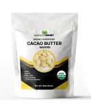 Organic Cacao Butter Wafers 1lb - Raw & Unrefined | Vegan & Keto Friendly - Buy Online on SooperMarket.com