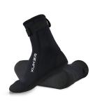 XUKER Neoprene Socks 3mm, Sand Proof Beach Volleyball Water Socks Diving Boots for Outdoor Activities Water Sports Black 01-high Cut Large - Buy Online on SooperMarket.com