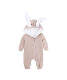 Kids Tales Newborn Baby Winter Hooded Rabbit Ear Romper | 0-3 Months - Buy Online on SooperMarket.com