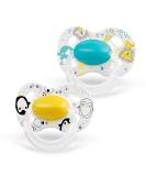 Medela Baby Original Pacifiers For babies aged 6-18 months 2 pieces Yellow & Turquoise 6-18 months - Buy Online on SooperMarket.com