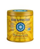 Blue Lotus Chai - Golden Masala Flavor Chai - Makes 100 Cups - 3 Ounce Masala Spiced Chai Powder with Organic Spices - Instant Indian Tea No Steeping - No Gluten 3 Ounce (Pack of 1) - Buy Online on SooperMarket.com